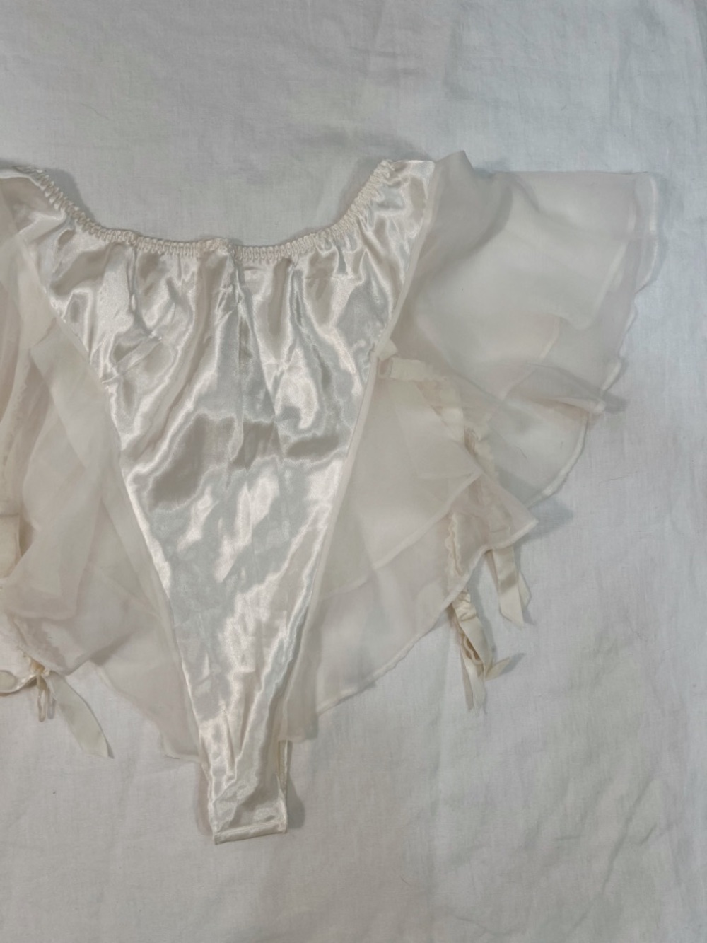 Vintage Bridal Victoria Secret High Waist Garter Belt Lingerie - Picture 6 of 16